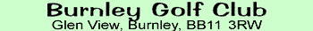 Visit Burnley Golf Club