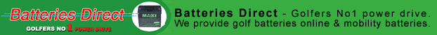 Batteries Direct - Golfer No1 power drive